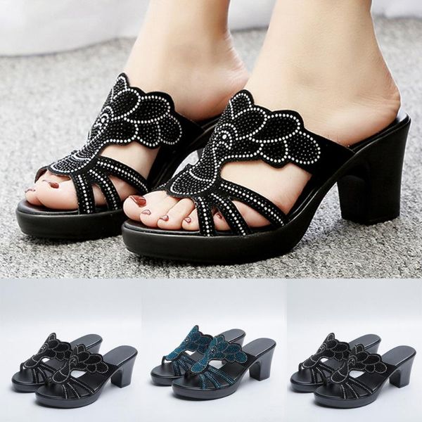 slippers women's wedge thick-soled individual character flip flops high heels thick fish mouth mother' sandals #0305, Black
slippers women's wedge thick-soled individual character flip flops high heels thick fish mouth mother' sandals #0305, Black