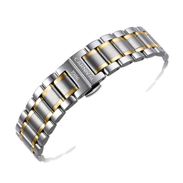 watch bands carnival 20mm strap 316l stainless steel push button hidden clasp, Black;brown
watch bands carnival 20mm strap 316l stainless steel push button hidden clasp, Black;brown