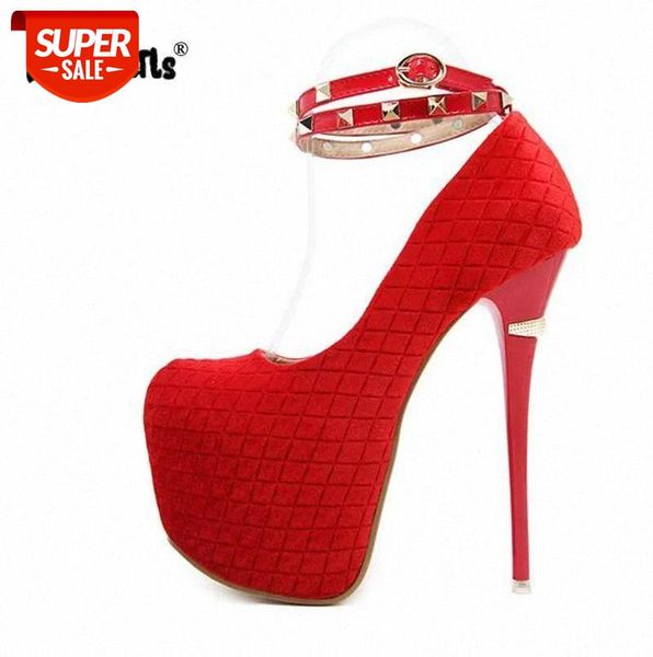 dijigirls new rivet thin high heels shoes platform pumps women ultra high wedding ankle strap shoes size 34-40 #un57
dijigirls new rivet thin high heels shoes platform pumps women ultra high wedding ankle strap shoes size 34-40 #un57