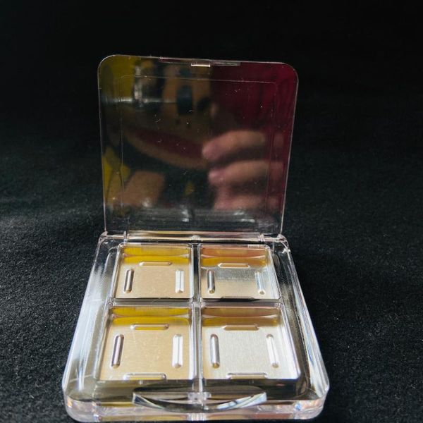 transparent eye shadow empty box with aluminum plate four-color rouge lipstick storage bottles & jars
transparent eye shadow empty box with aluminum plate four-color rouge lipstick storage bottles & jars