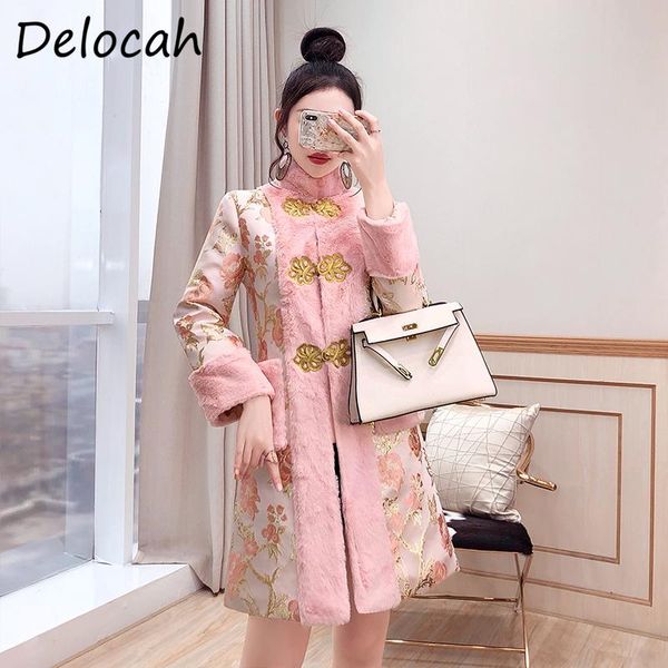 women's wool & blends delocah women autumn fashion designer blends coat long sleeve pockets elegant slim fit ladies vintage warm coats, Black
women's wool & blends delocah women autumn fashion designer blends coat long sleeve pockets elegant slim fit ladies vintage warm coats, Black
