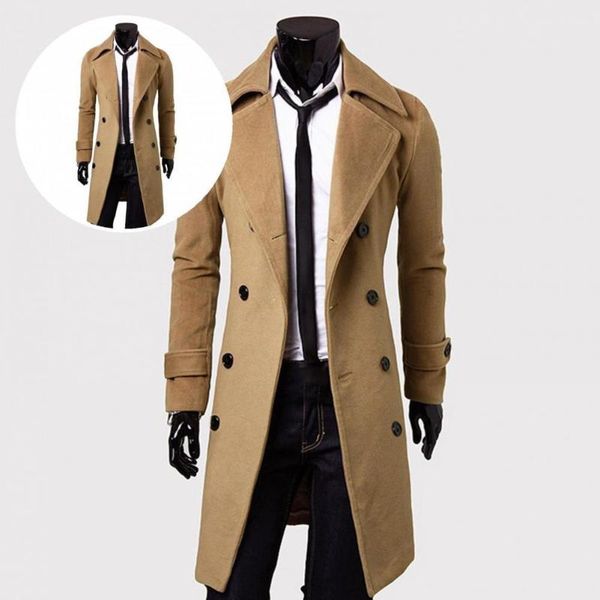 men's jackets men coat long sleeve autumn winter slim windproof thick jacket trench for travel, Black;brown
men's jackets men coat long sleeve autumn winter slim windproof thick jacket trench for travel, Black;brown