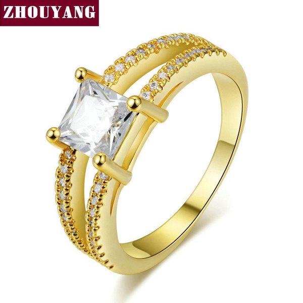 wedding rings zhouyang gold-color square crystal bijoux fashion & engagement women cubic zirconia ring zyr543 r544, Slivery;golden
wedding rings zhouyang gold-color square crystal bijoux fashion & engagement women cubic zirconia ring zyr543 r544, Slivery;golden