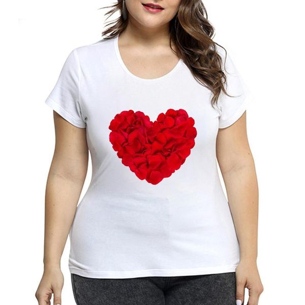 plus size t-shirt t shirt for women 2022 heart printed casual harajuku tee shirts femme summer short sleeve ladies tshirt 4xl, Black
plus size t-shirt t shirt for women 2022 heart printed casual harajuku tee shirts femme summer short sleeve ladies tshirt 4xl, Black