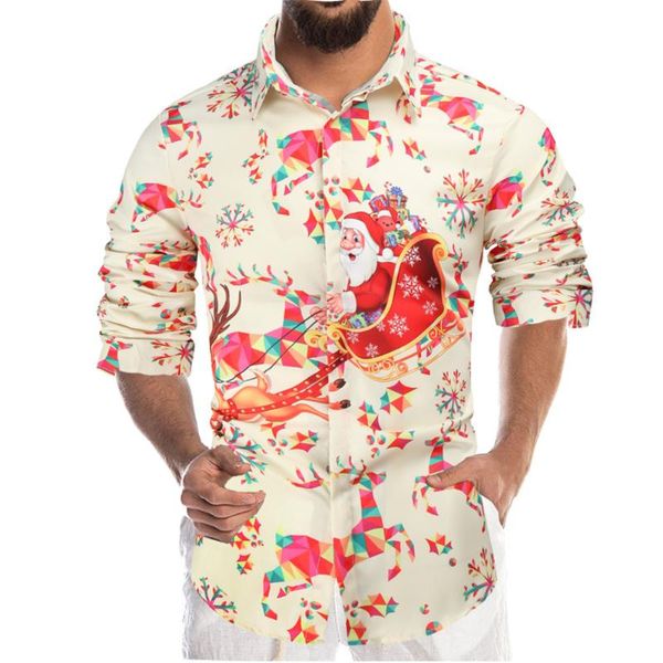 men's casual shirts christmas men 2021 santa claus elk long sleeve shirt sigle breasted autumn winter mens, White;black
men's casual shirts christmas men 2021 santa claus elk long sleeve shirt sigle breasted autumn winter mens, White;black