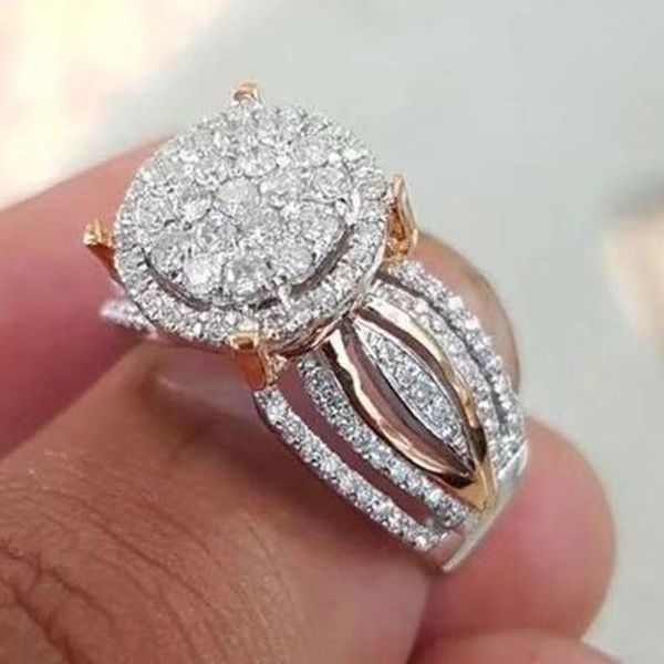 wedding rings milangirl super shiny zircon band engagement ring for women round anniversary, Slivery;golden
wedding rings milangirl super shiny zircon band engagement ring for women round anniversary, Slivery;golden