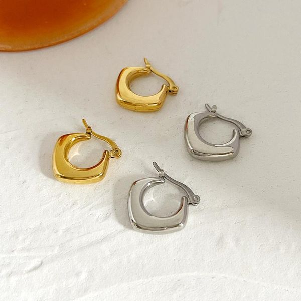 hoop & huggie monlansher rhombic geometric earrings gold silver color titanium steel for women french elegant jewelry, Golden;silver
hoop & huggie monlansher rhombic geometric earrings gold silver color titanium steel for women french elegant jewelry, Golden;silver