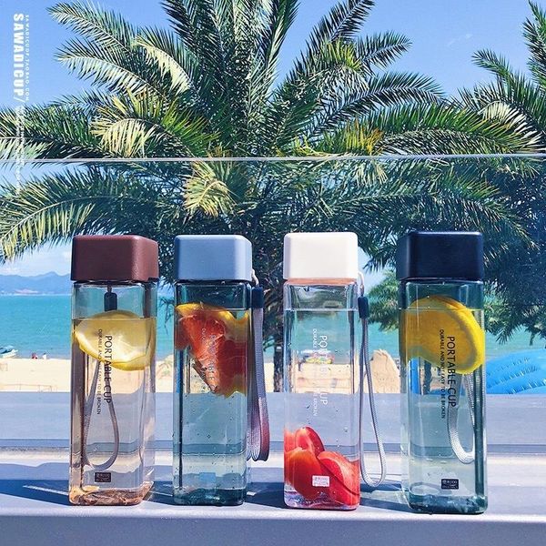 storage bottles & jars water bottle simple cup portable drop resistant plastic personality transparent leak-proof with lid
storage bottles & jars water bottle simple cup portable drop resistant plastic personality transparent leak-proof with lid