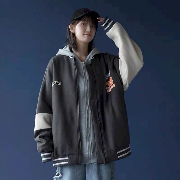 women's jackets printed numerical letter spring shin harajuku bf loose baseball cardigan jacket casual woman's m71y, Black;brown
women's jackets printed numerical letter spring shin harajuku bf loose baseball cardigan jacket casual woman's m71y, Black;brown
