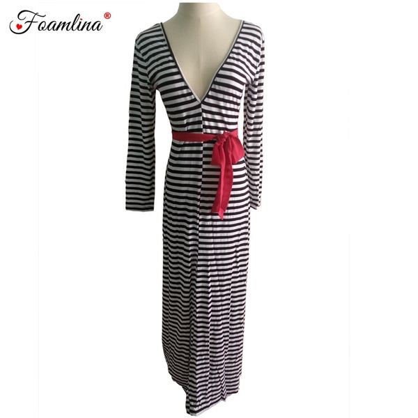 fashion autumn winter dress womens white and black striped pattern print long v back sleeve maxi es 210603, Black;gray
fashion autumn winter dress womens white and black striped pattern print long v back sleeve maxi es 210603, Black;gray