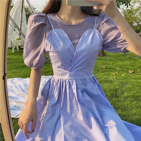 korea summer elegant v-neck sling high waist slim dress and puff sleeve two piece set 210526, Black;gray
korea summer elegant v-neck sling high waist slim dress and puff sleeve two piece set 210526, Black;gray
