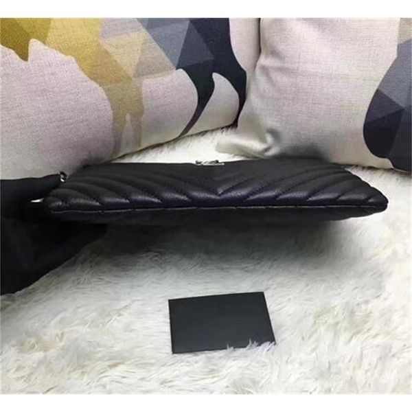 newset women v wave pattern card clutch bags purse black real leather embroidery thread handbags 30cm evening party clutches
newset women v wave pattern card clutch bags purse black real leather embroidery thread handbags 30cm evening party clutches