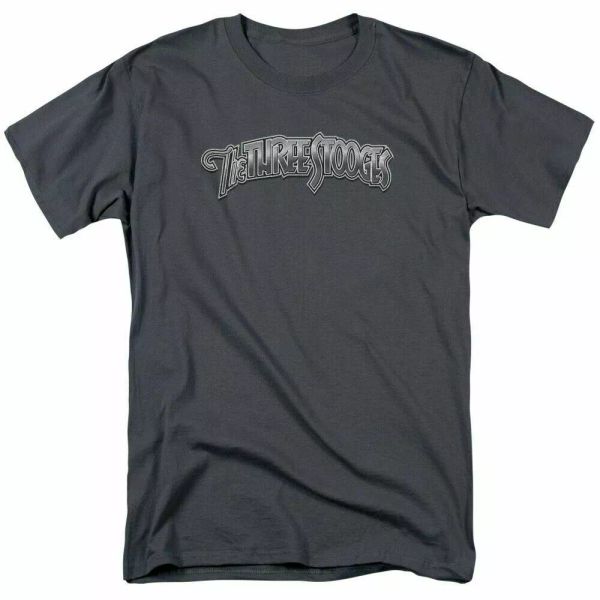 the three stooges metallic logo t shirt mens licensed moe larry curly charcoal, White;black
the three stooges metallic logo t shirt mens licensed moe larry curly charcoal, White;black