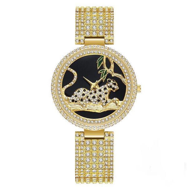women watches fashion black leopard gold watch diamond womens female wrist wristwatches, Slivery;brown
women watches fashion black leopard gold watch diamond womens female wrist wristwatches, Slivery;brown