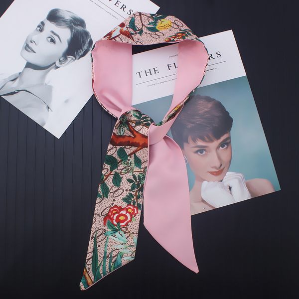 letter floral silk scarf 2020 new design headband for women fashion print head scarf long handle bag scarf scarves wraps, Silver
letter floral silk scarf 2020 new design headband for women fashion print head scarf long handle bag scarf scarves wraps, Silver