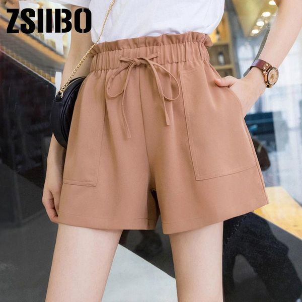 women's shorts summer loose high-waisted flower buds five-point wide-leg tooling plus size woman streetwear short pants, White;black
women's shorts summer loose high-waisted flower buds five-point wide-leg tooling plus size woman streetwear short pants, White;black