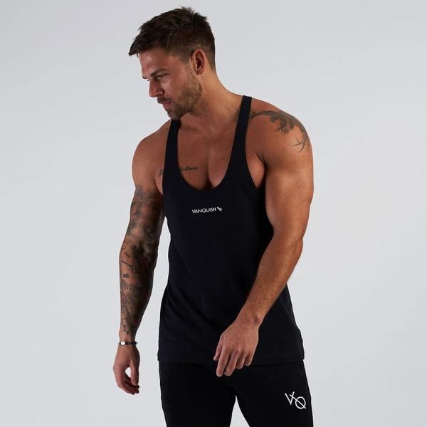 men' tank sports fitness printed vest summer running training sleeveless casual fashion suspender, White;black
men' tank sports fitness printed vest summer running training sleeveless casual fashion suspender, White;black