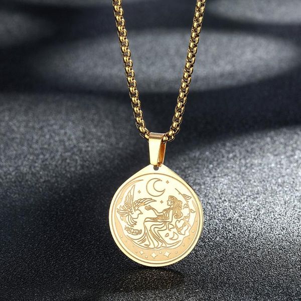 pendant necklaces goddess of the moon selene women necklace greek mythology statement jewelry stainless steel ancient, Silver
pendant necklaces goddess of the moon selene women necklace greek mythology statement jewelry stainless steel ancient, Silver