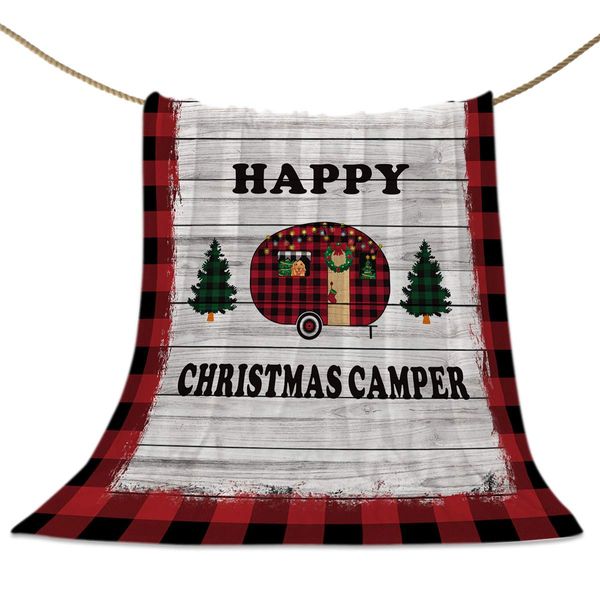 Christmas Camper and Xmas Tree Flannel Throw Blanket Super Fuzzy Soft Blankets for Couch Home Bedroom Living Room Microfiber
Christmas Camper and Xmas Tree Flannel Throw Blanket Super Fuzzy Soft Blankets for Couch Home Bedroom Living Room Microfiber