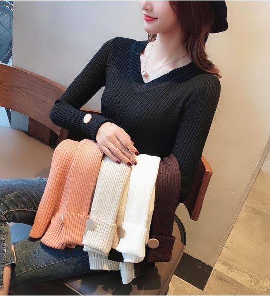 winter shiny button single breasted women cardigans sweater casual female warm elegant autumn black, White;black
winter shiny button single breasted women cardigans sweater casual female warm elegant autumn black, White;black