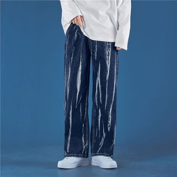 men's jeans wide-leg fashion retro baggy tie-dye men streetwear loose hip-hop straight-leg denim trousers mens -3xl uzho, Blue
men's jeans wide-leg fashion retro baggy tie-dye men streetwear loose hip-hop straight-leg denim trousers mens -3xl uzho, Blue