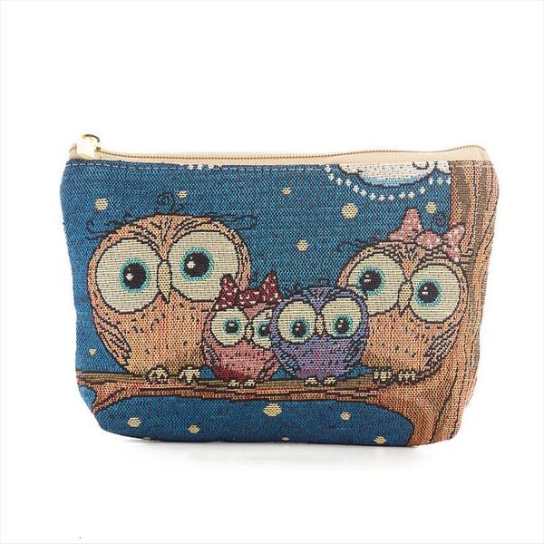 owl printed travel cosmetic women bags makeup zipper small beauty organizer pouch canvas make up
owl printed travel cosmetic women bags makeup zipper small beauty organizer pouch canvas make up