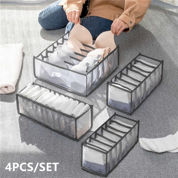 storage drawers 4pcs foldable underwear box sock bra underpant organize drawer tidy divider lattice mesh fabric boxes
storage drawers 4pcs foldable underwear box sock bra underpant organize drawer tidy divider lattice mesh fabric boxes