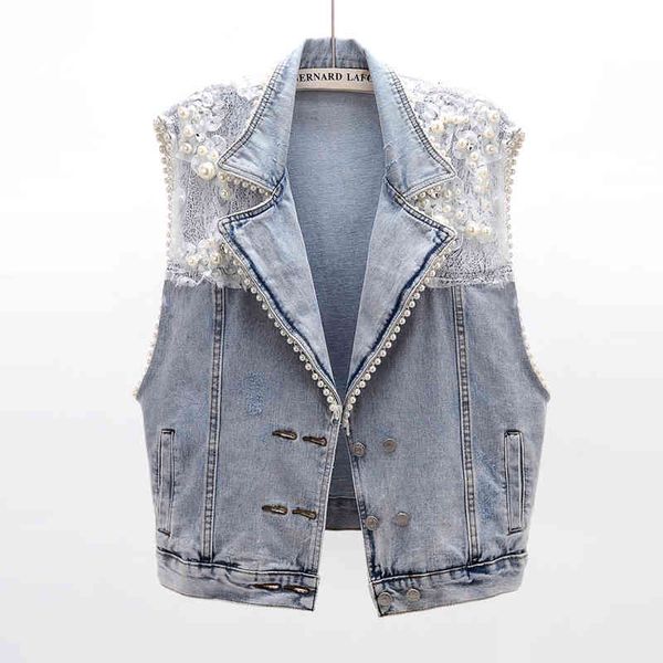 jacket summer fashion lace splice beading denim women plus size loose waistcoat sleeveless jacket jeans vest female chaqueta mujer, Black;brown
jacket summer fashion lace splice beading denim women plus size loose waistcoat sleeveless jacket jeans vest female chaqueta mujer, Black;brown