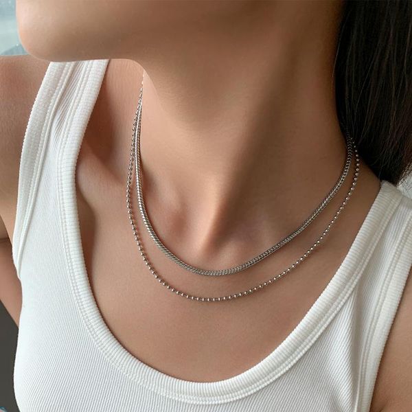 chokers design sweet cool personality round bead necklace female niche clavicle chain 2021, Golden;silver
chokers design sweet cool personality round bead necklace female niche clavicle chain 2021, Golden;silver