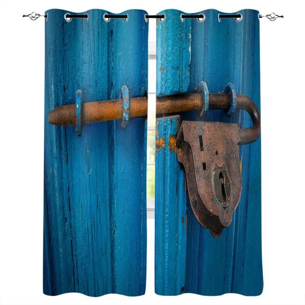 vintage old wooden door blue curtain for living room kids decoration bedroom window treatment drapes &
vintage old wooden door blue curtain for living room kids decoration bedroom window treatment drapes &