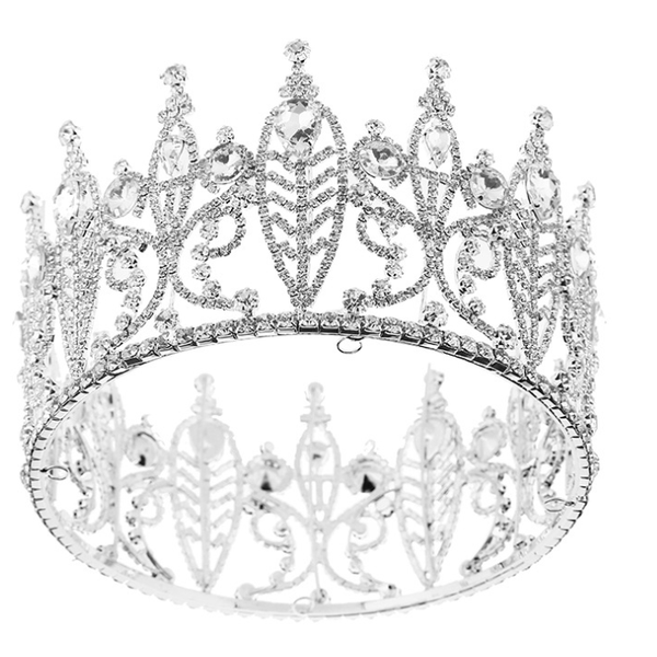 bridal veils royal baroque wedding tiaras special day hair accessories, Black