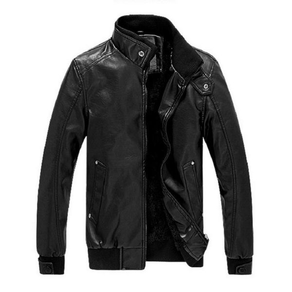 men's fur & faux leather jacket men thick warm fleece motorcycle pu jackets brand mens winter casual outwear coat parka plus size xxxl, Black
men's fur & faux leather jacket men thick warm fleece motorcycle pu jackets brand mens winter casual outwear coat parka plus size xxxl, Black