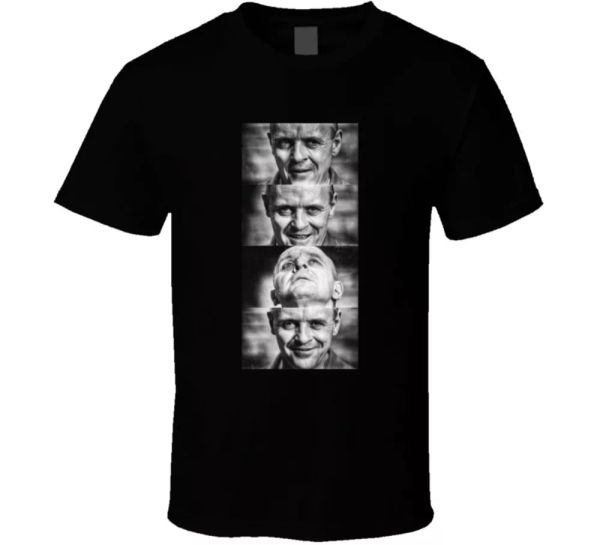 dr hannibal lecter movie villian silence of the lambs parody fan t shirt, White;black
dr hannibal lecter movie villian silence of the lambs parody fan t shirt, White;black