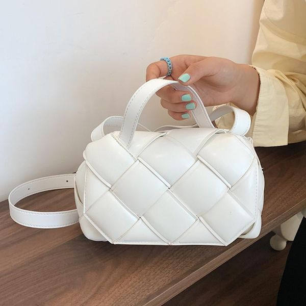 evening bags weave square tote bag white plaid shoulder for women pu leather messenger handbag female unique small padded crossbody
evening bags weave square tote bag white plaid shoulder for women pu leather messenger handbag female unique small padded crossbody