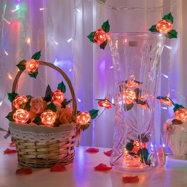 strings rose lantern string valentine's day romantic decoration small light garland christmas holiday
strings rose lantern string valentine's day romantic decoration small light garland christmas holiday