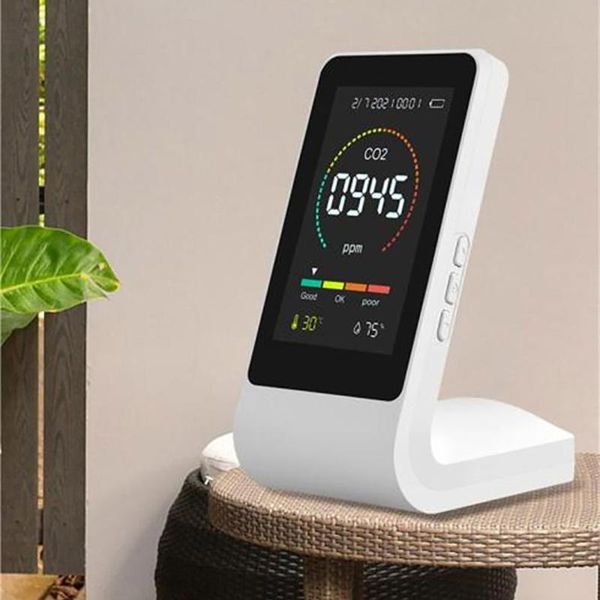 gas analyzers carbon dioxide detector co2 digital meter indoor temperature and humidity air quality monitor sensor tester lcd screen display
gas analyzers carbon dioxide detector co2 digital meter indoor temperature and humidity air quality monitor sensor tester lcd screen display