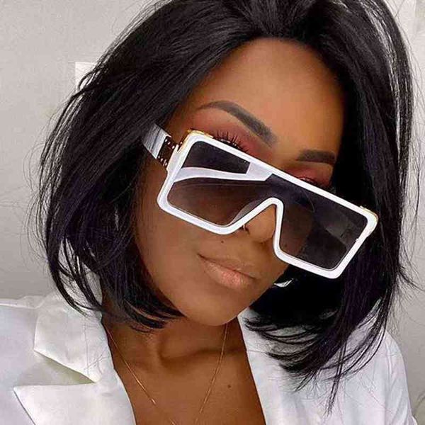 2021 fashion retro gradient big frame sun glass women one piece square oversized sunglass, White;black
2021 fashion retro gradient big frame sun glass women one piece square oversized sunglass, White;black