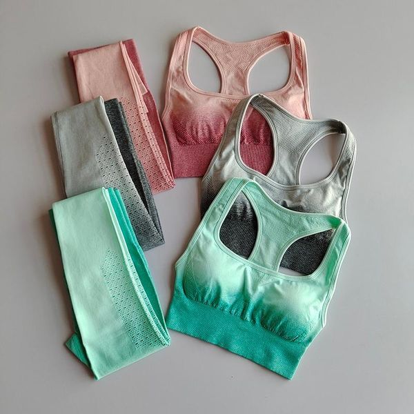 piece sport outfit women gym yoga set fitness clothing seamless leggings sports bra running wear
piece sport outfit women gym yoga set fitness clothing seamless leggings sports bra running wear