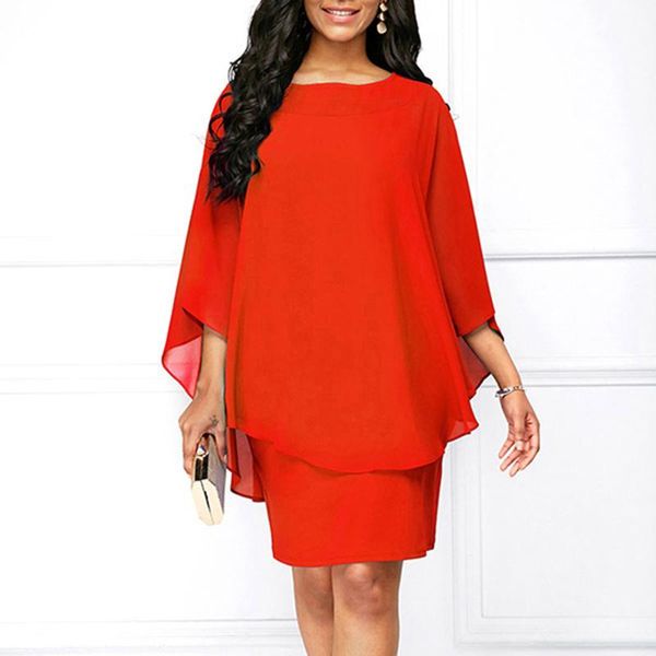 casual dresses fashion female solid color o-neck women knee length summer style loose batwing sleeve elegent, Black;gray
casual dresses fashion female solid color o-neck women knee length summer style loose batwing sleeve elegent, Black;gray
