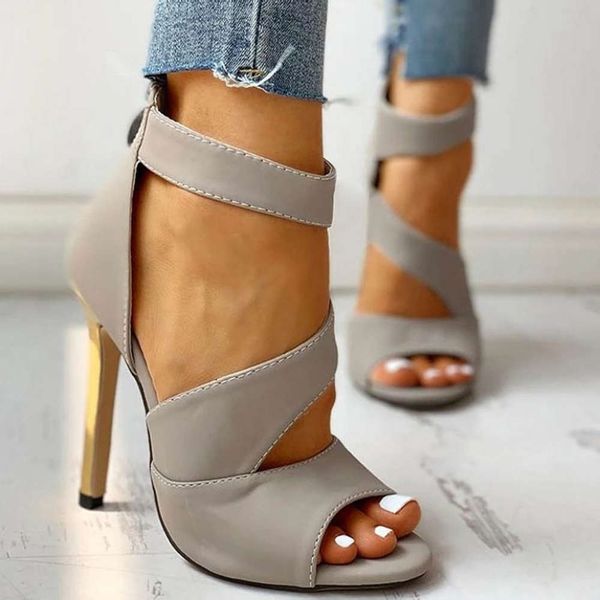 women's sho thin heels high hollow fish mouth zipper fashion roman sandals, Black
women's sho thin heels high hollow fish mouth zipper fashion roman sandals, Black