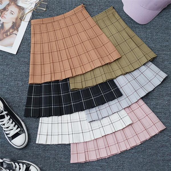 skirts sweet women pleated skirt fashion plaid a-line mini high waist chic kawaii summer casual ladies gothic, Black
skirts sweet women pleated skirt fashion plaid a-line mini high waist chic kawaii summer casual ladies gothic, Black