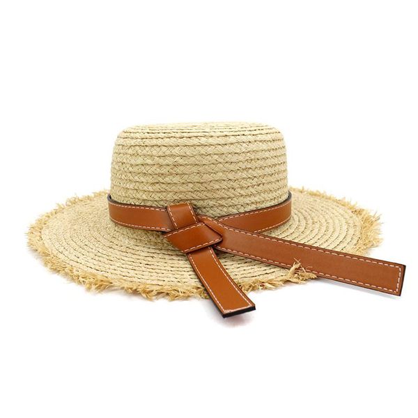 wide brim hats women natural raffia flat belt band sun outdoor protection beach casual panamas summer, Blue;gray
wide brim hats women natural raffia flat belt band sun outdoor protection beach casual panamas summer, Blue;gray