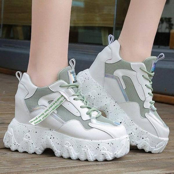 dress shoes women's beathable fashion sneakers platform wedge high heel chunky lace up ankle boots round toe casual creepers, Black
dress shoes women's beathable fashion sneakers platform wedge high heel chunky lace up ankle boots round toe casual creepers, Black