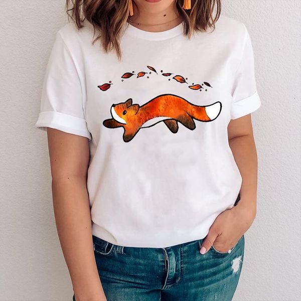 graphic fashion cartoon kawaii women t shirts printing fox face animal clothes clothing tees print female shirt, White
graphic fashion cartoon kawaii women t shirts printing fox face animal clothes clothing tees print female shirt, White