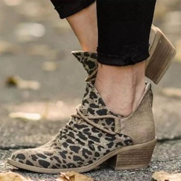 fashion women pumps shoes lace-up pointed toe women's leopard all-match comfortable print casual plus size high heels dress, Black
fashion women pumps shoes lace-up pointed toe women's leopard all-match comfortable print casual plus size high heels dress, Black