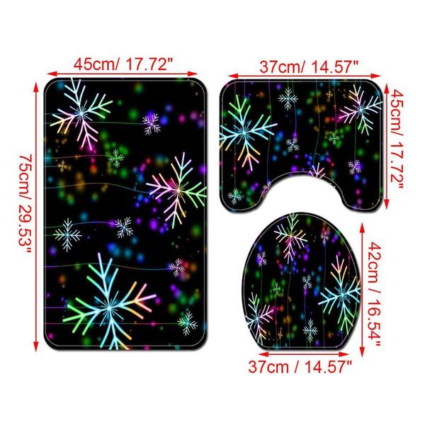 4pcs/set shower curtain sets waterproof christmas pattern fine villi toilet decor cover mat non-slip rug set curtains
4pcs/set shower curtain sets waterproof christmas pattern fine villi toilet decor cover mat non-slip rug set curtains