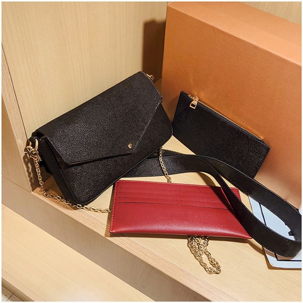 shoulder bags quality female 3 pcs set multi pochette designer handbags women chain messenger bag handbag purse tote
shoulder bags quality female 3 pcs set multi pochette designer handbags women chain messenger bag handbag purse tote