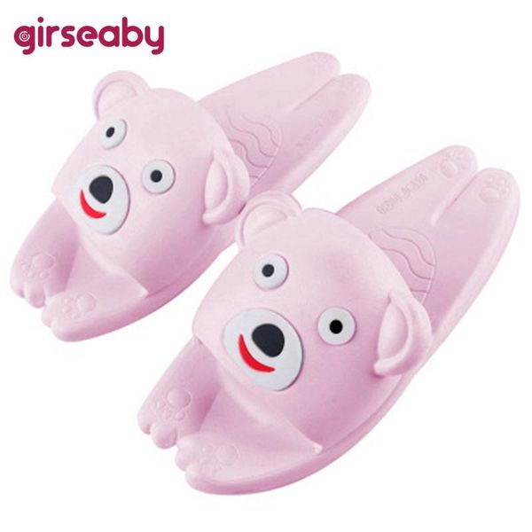 girseaby ladies 2021 slippers parent-child open toe cute cartoon bear non-slip soft big size 45 casual bathroom f1118, Black
girseaby ladies 2021 slippers parent-child open toe cute cartoon bear non-slip soft big size 45 casual bathroom f1118, Black