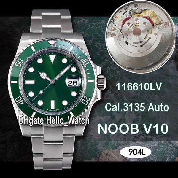 watches men luxury brand super n v10 sa3135 116610 116610lv automatic ceramics bezel dial 904l steel mens watch edition blue hairspring, Slivery;brown
watches men luxury brand super n v10 sa3135 116610 116610lv automatic ceramics bezel dial 904l steel mens watch edition blue hairspring, Slivery;brown