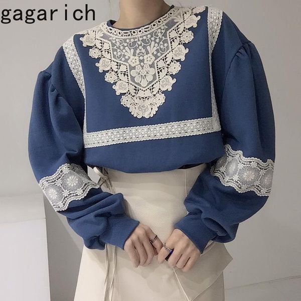 gagarich women hoodie korean chic autumn winter vintage o neck lace crochet stitching loose casual lantern sleeve sweatshirt women's ho, Black
gagarich women hoodie korean chic autumn winter vintage o neck lace crochet stitching loose casual lantern sleeve sweatshirt women's ho, Black